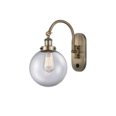 Innovations Lighting 918-1W-15-8 Beacon Sconce Beacon 15" Tall Wall