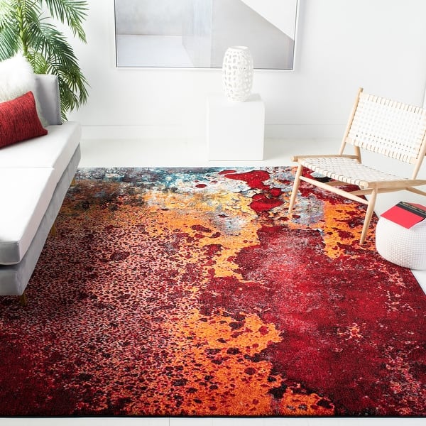 slide 2 of 44, SAFAVIEH Glacier Liliana Watercolor Modern Abstract Rug