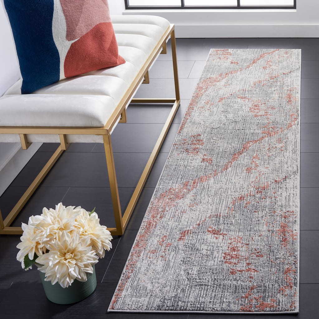 SAFAVIEH Invista Jaclyn Modern Abstract Rug - 2' x 8' Runner