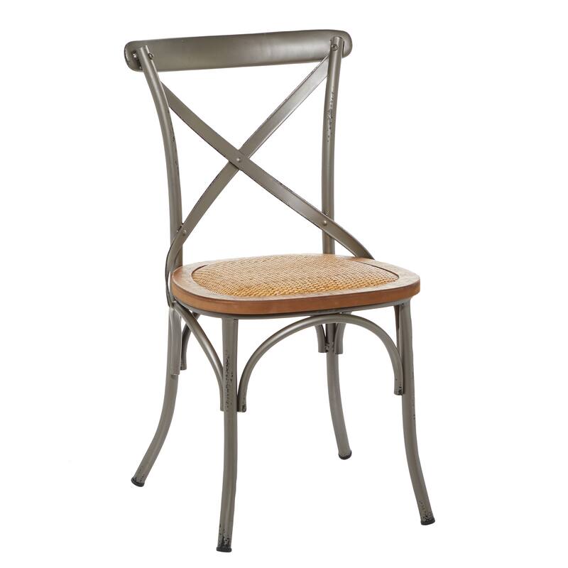 Metal Farmhouse Dining Chair (Set of 2) - 20 x 20 x 35