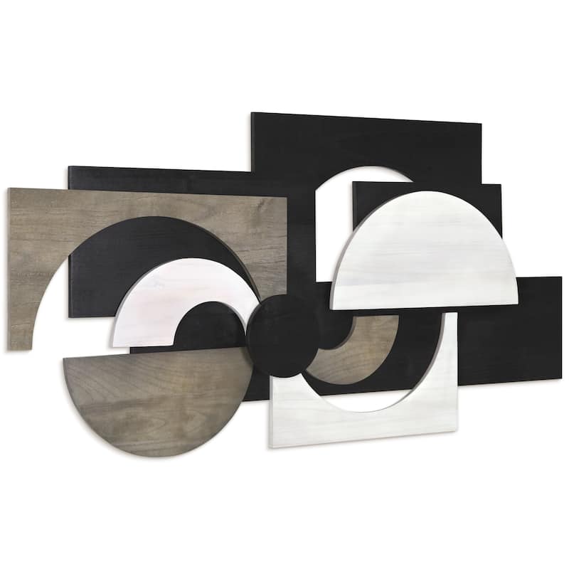 "Luminous Whisper,Dusk" Hand Made & Hand Finished Dimensional Solid Paulownia Wood Abstracts Wall Art