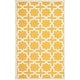 preview thumbnail 169 of 183, SAFAVIEH Handmade Cambridge Trudie Geometric Wool Rug 5' x 8' - Gold/Ivory - Rectangle