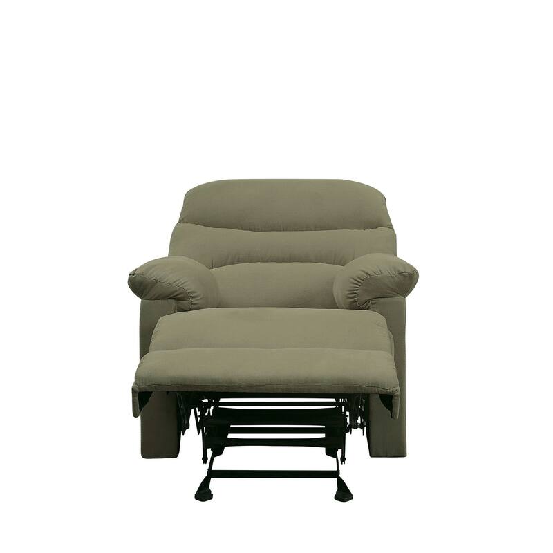 Modern Recliner in Sage Microfiber