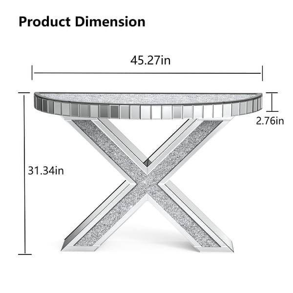 Modern Console Table with Xcross Diamond Legs Bed Bath & Beyond