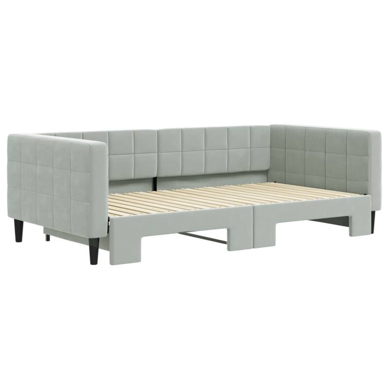 vidaXL Day Bed Upholstered Sofa Bed Daybed for Bedroom Living Room Velvet