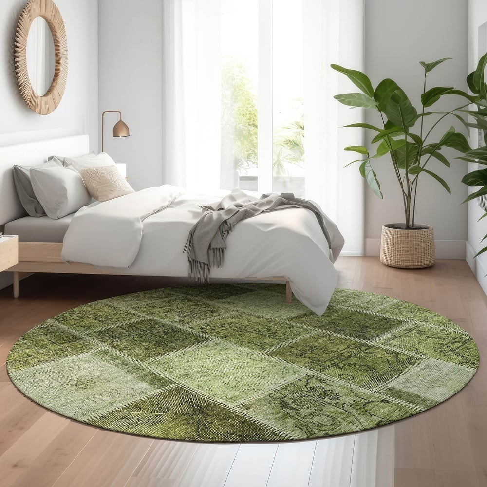 Premium Washable Super Soft Vintage Patchwork Mayfield Rug