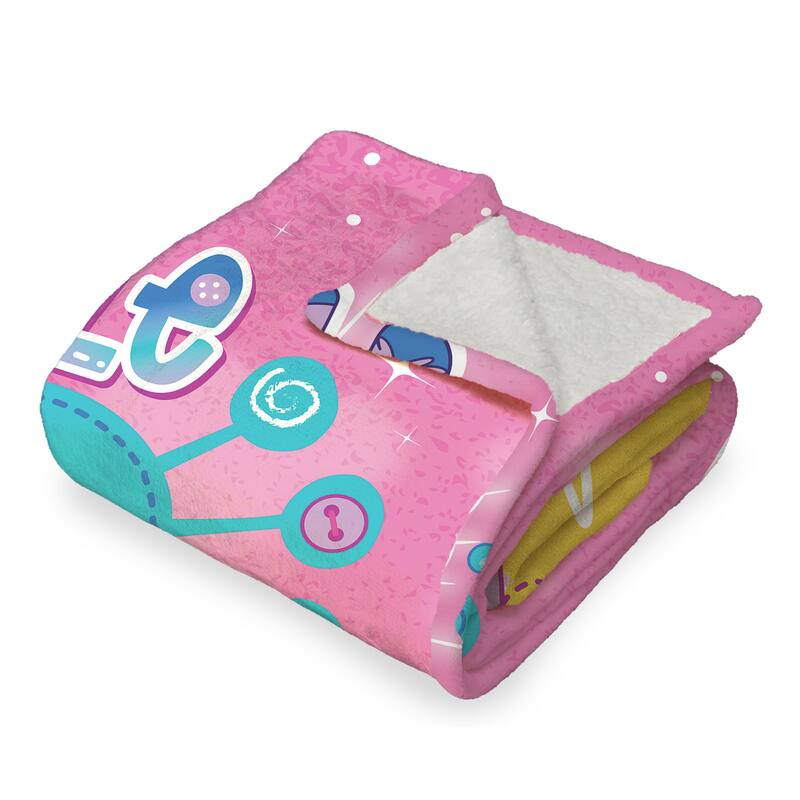 Hasbro My Little Pony Silk Touch Sherpa Throw Blanket