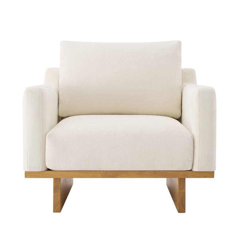 Modern Minimalist Accent Chair by Harper&Bright Designs