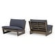 preview thumbnail 6 of 36, Sherwood Outdoor Club Chairs (Set of 2) by Christopher Knight Home