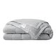 preview thumbnail 23 of 45, Lightweight Cooling Lyocell White Down Blanket, Tencel Comforter for Summer 108 x 90" - Tencel Dark Gray