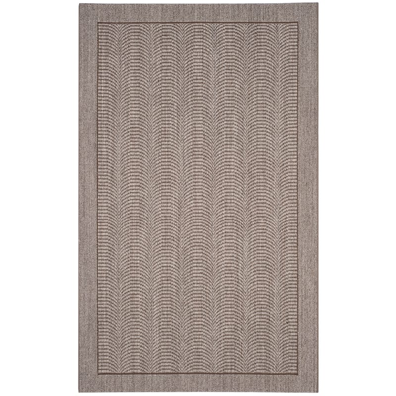 SAFAVIEH Palm Beach Maxine Sisal Area Rug - 4' x 6' - Silver