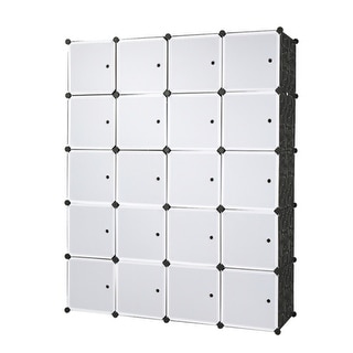 20 Cube Organizer Stackable Plastic Cube Storage Shelves Design ...