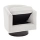 preview thumbnail 55 of 186, Modern Upholstered Barrel Chair Swivel Accent Chair for Living Room