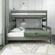 Max and Lily Farmhouse Twin XL over Queen Bunk Bed