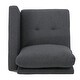 preview thumbnail 46 of 52, Zahra Modern Fabric 5-piece Sofa Sectional by Christopher Knight Home