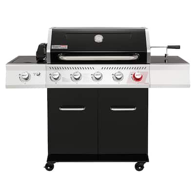 Royal Gourmet GA5404H Deluxe 5-Burner Gas Grill, Black