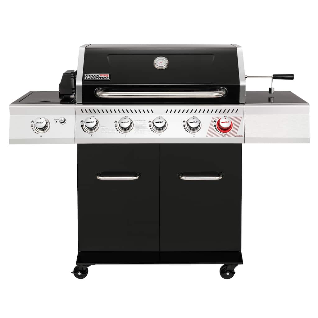 Royal Gourmet GA5404H Deluxe 5-Burner Gas Grill, Black