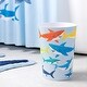 preview thumbnail 2 of 3, Colorful Animated Sharks Wastebasket - Multi