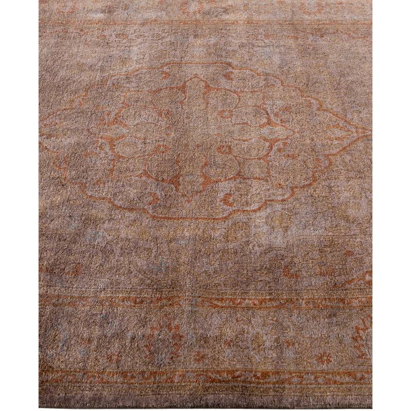 Overdyed One-of-a-Kind Hand-Knotted Area Rug - Brown - 4' 8" x 7' 1"