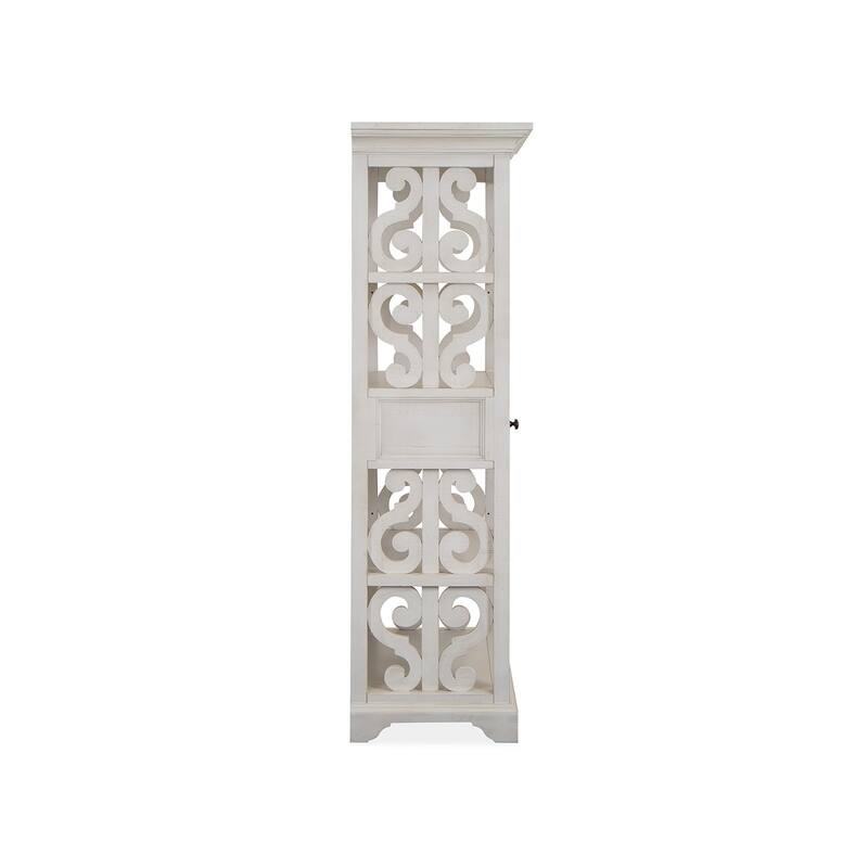 Magnussen Home Bronwyn Alabaster Bookcase - 40''W x 19.5''D x 68''H