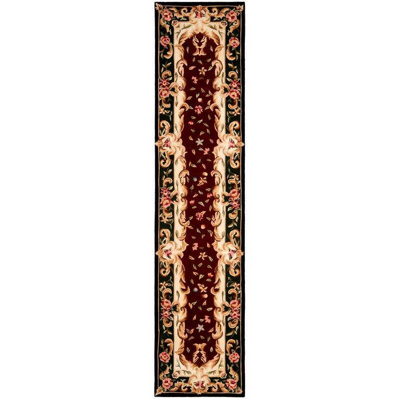SAFAVIEH Handmade Naples Nolly Traditional Oriental Scrolls Wool Rug