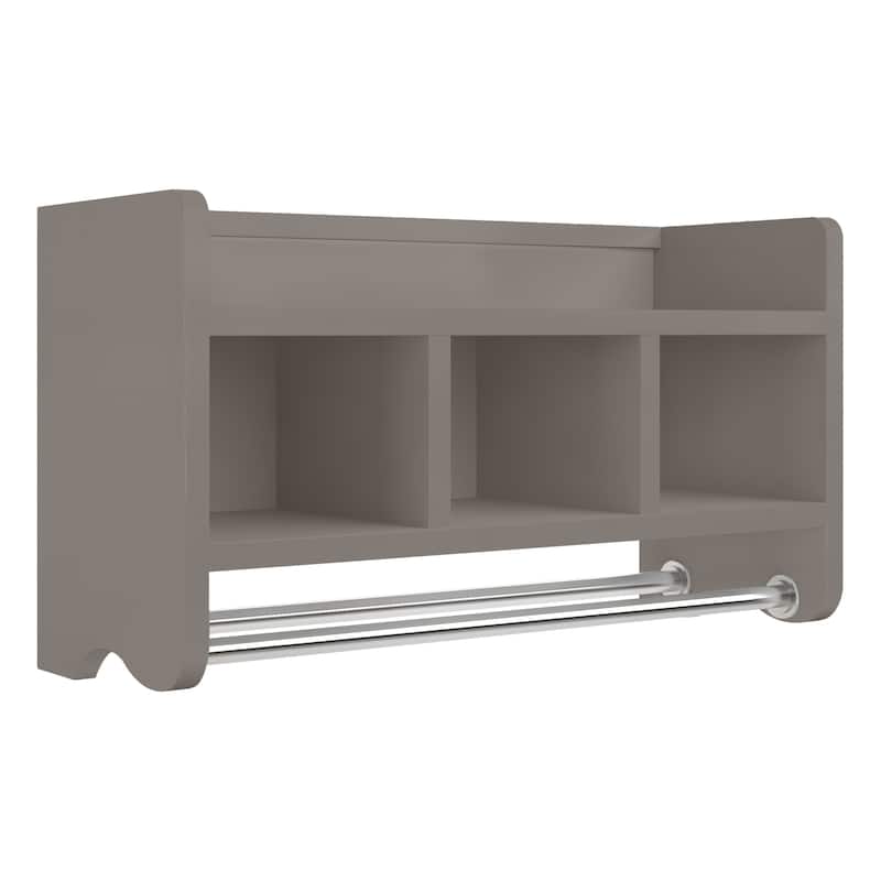 Alaterre 25-inch Wood Bath Storage Shelf