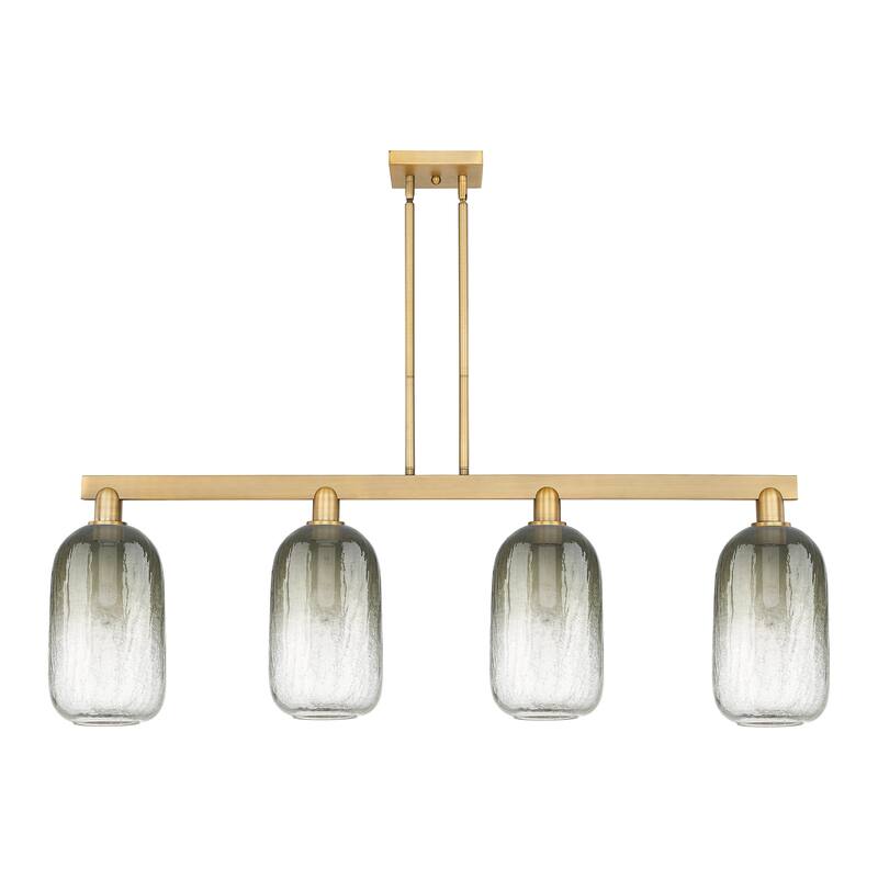 Innovations Lighting Urban Downtown - Brookhaven Cloche - 4 Light 48" Stem Hung Island Light