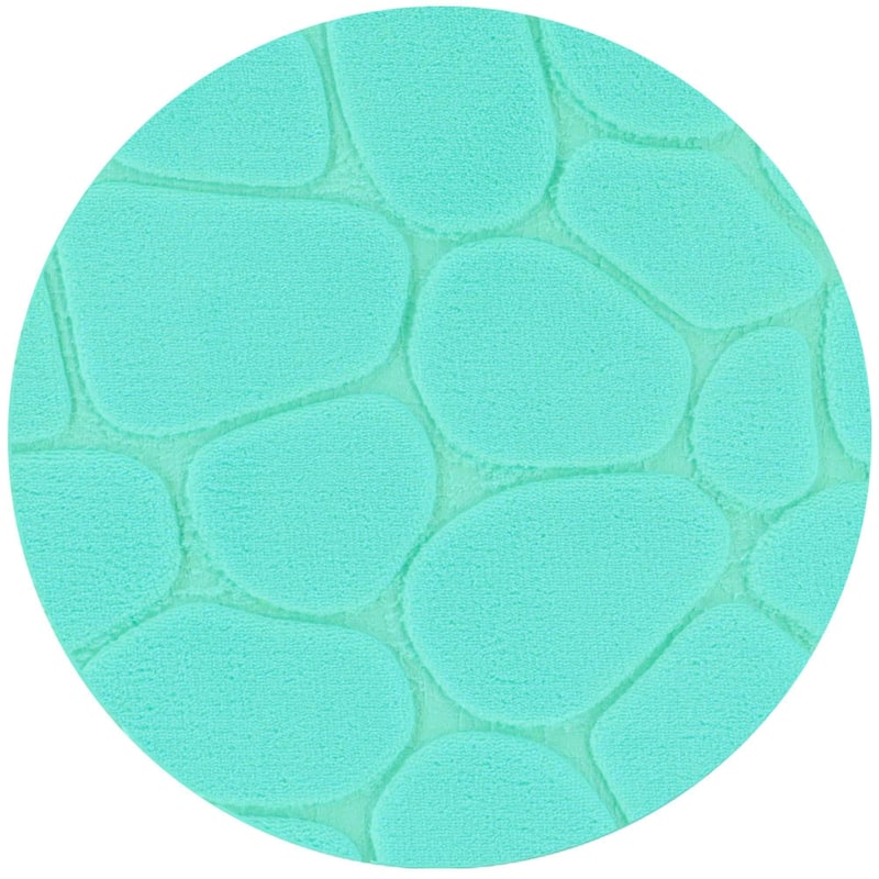 Contour Bath Rug Memory Foam Mat 3D Pebble 20L x 20W