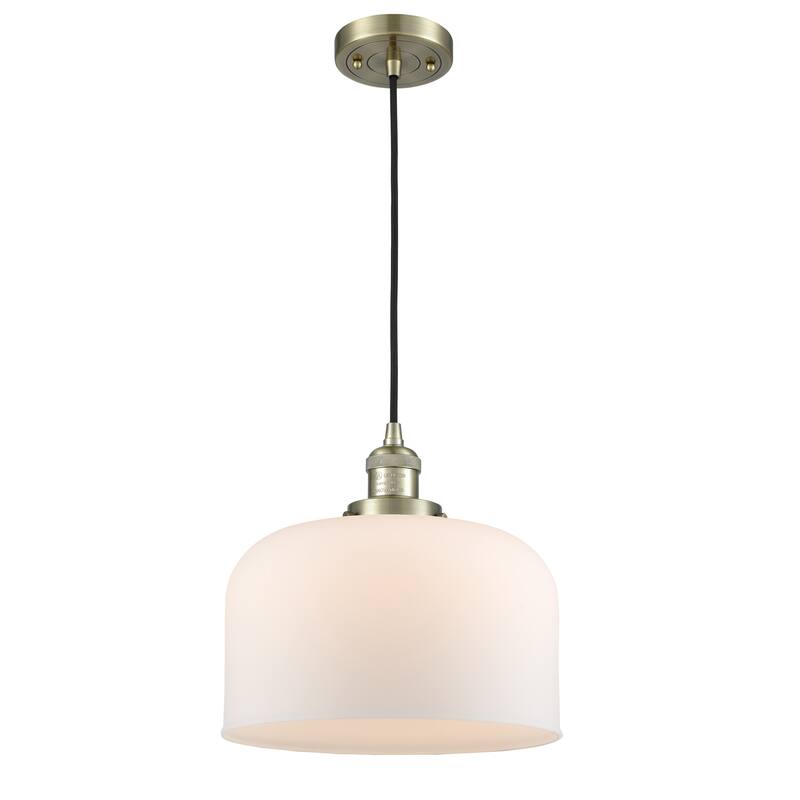 Innovations Lighting Franklin Restoration Bell - 1 Light 12" Cord Hung Mini Pendant