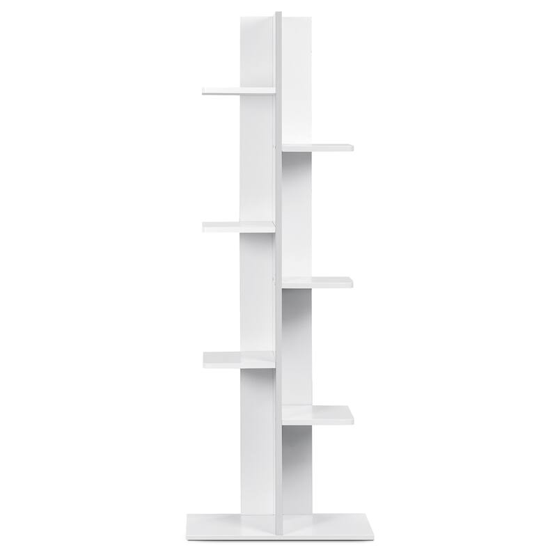 Costway Open Concept Bookshelf Plant Display Shelf Rack Storage Holder - See details