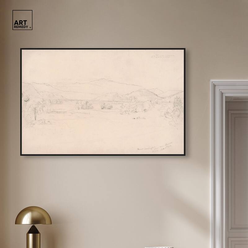 Study for View Mt. Washington Canvas by Art Remedy