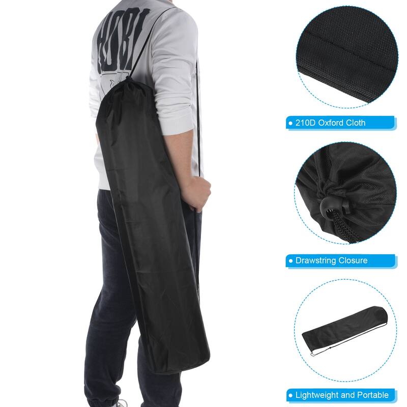 2Pcs 44" Camp Chair Replacement Bag Nylon Foldable Carry Storage Bag with Strap - Black