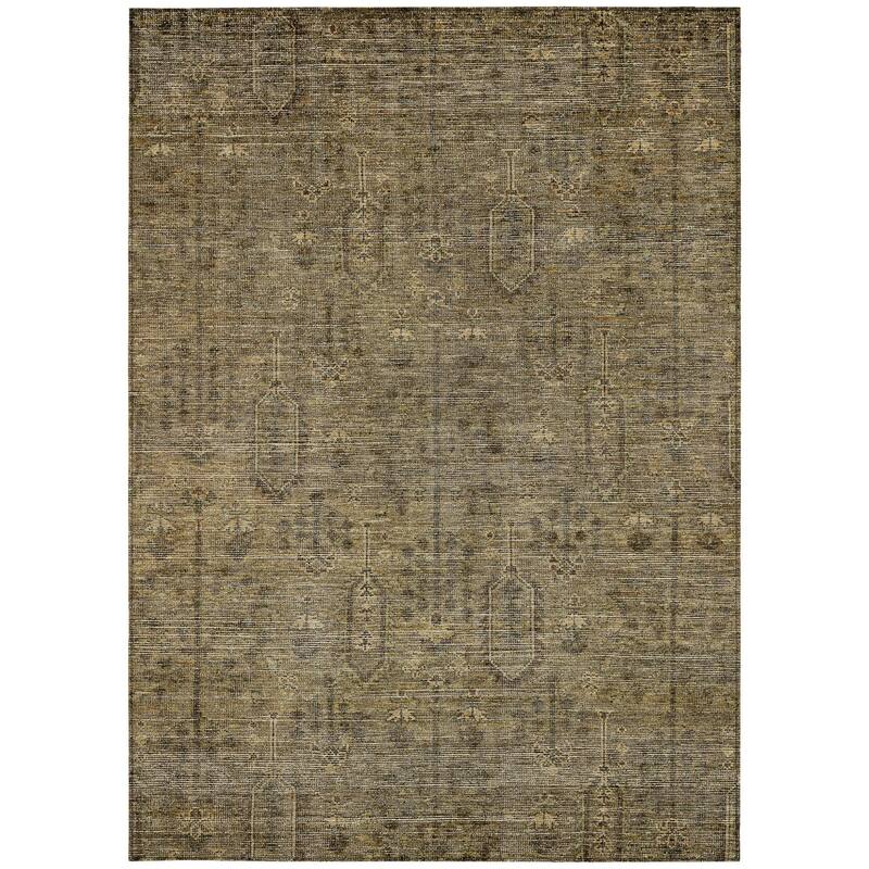 HomeRoots Southwestern Transitional Rectangle Outdoor Rug