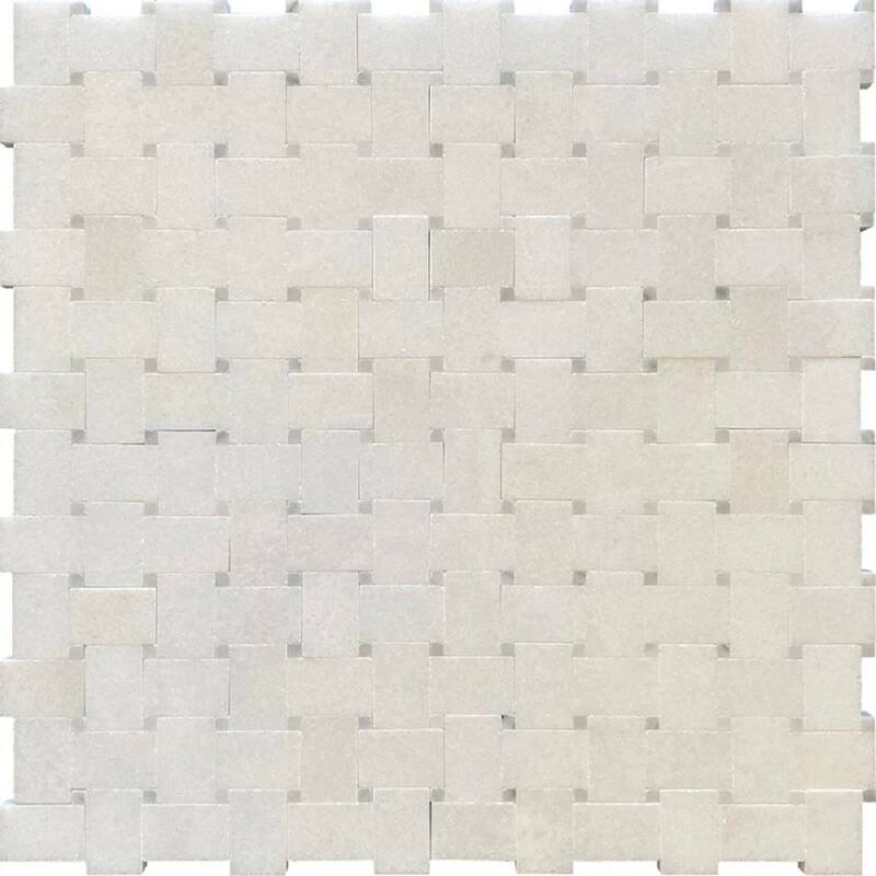Apollo tile 12 x 12 Athens Polished Eastern White, Bianco Carrara Marble Tile (4.83 sq ft/case) - 5 Pack