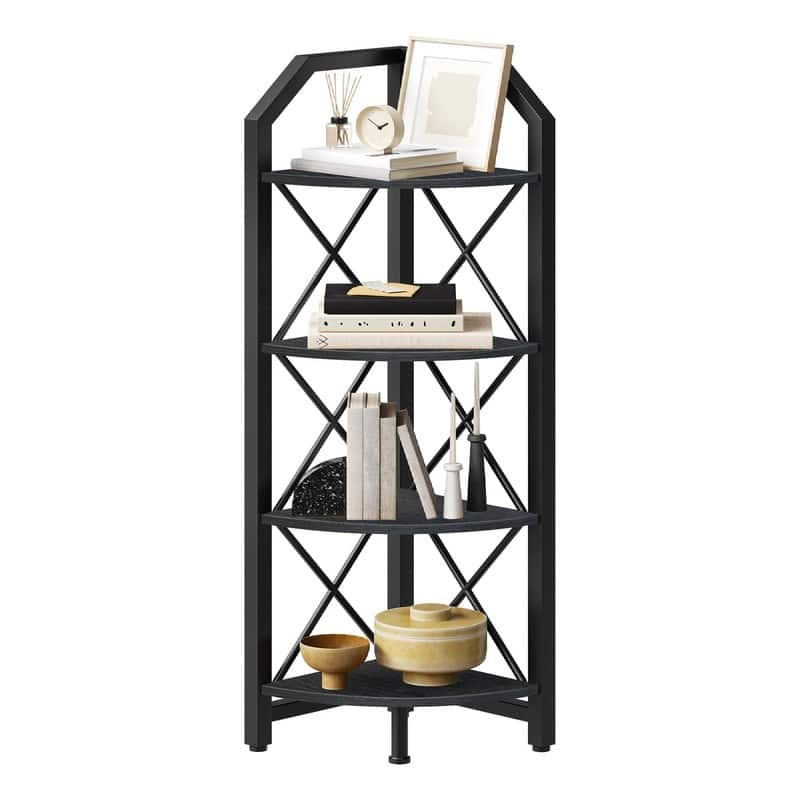 47.6" Corner Shelf - 11.8"D x 11.8"W x 47.6"H