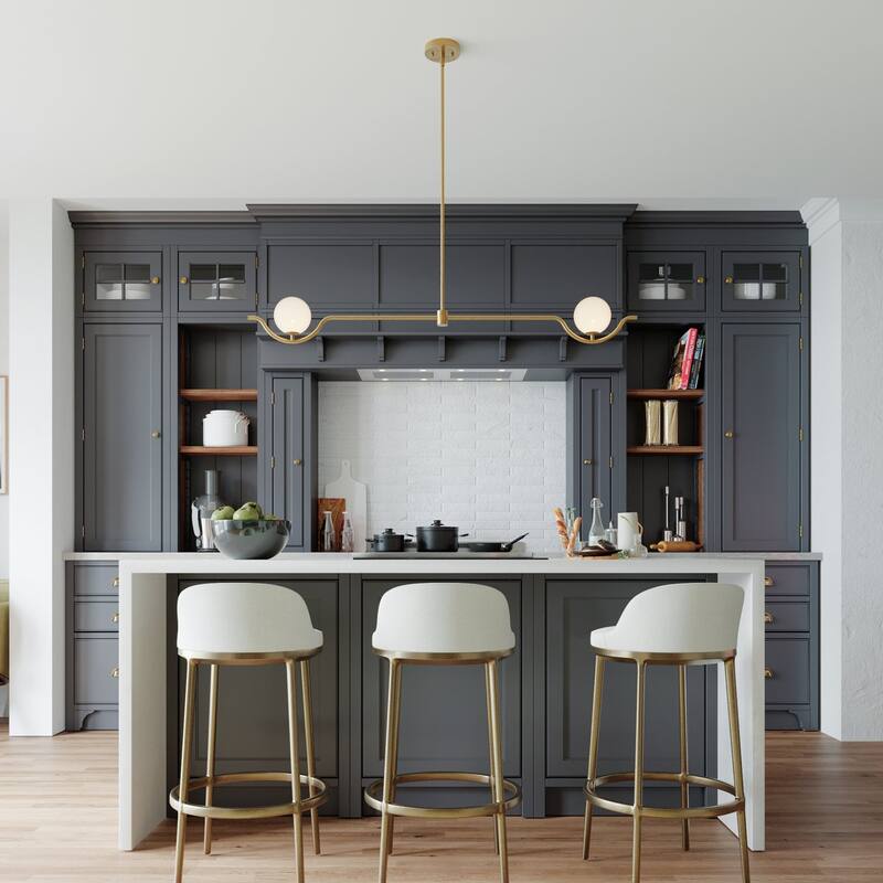 Acroma Elegant Chandelier Modern Linear Chandelier Ceiling Light