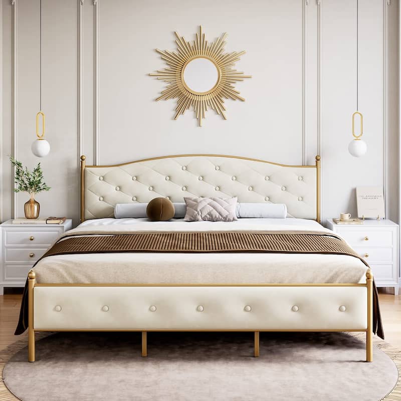 Upholstered Platform Bed