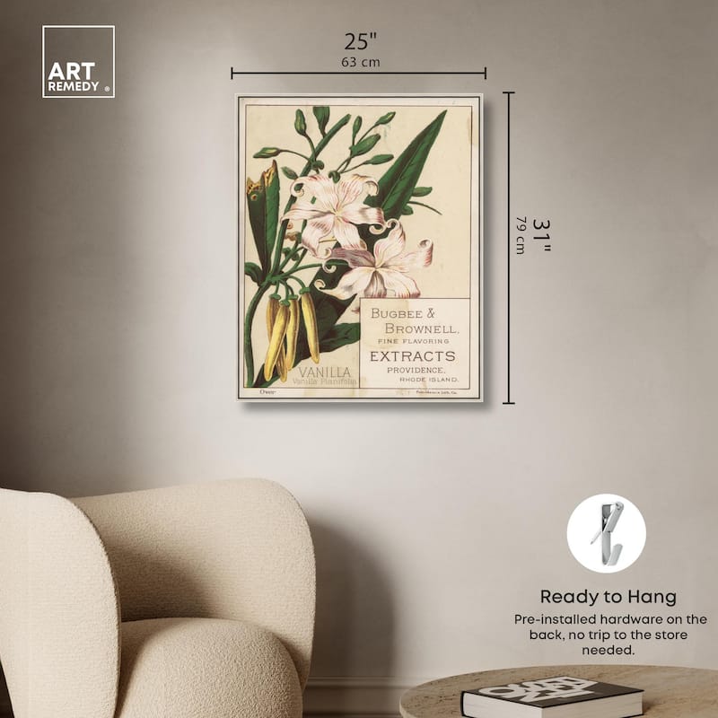 Vanilla Planifolia Canvas by Art Remedy