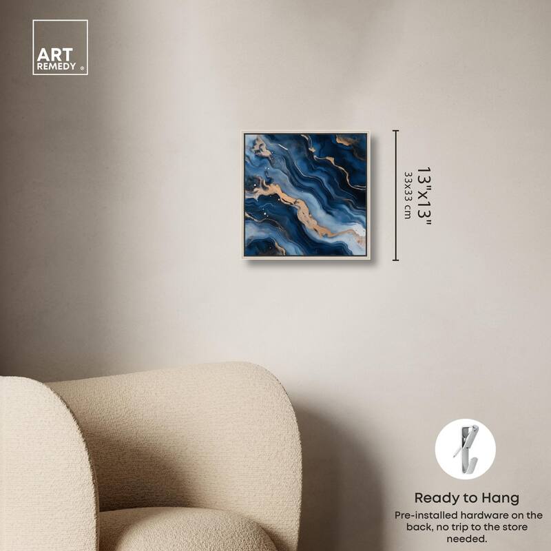 Deep Sea Geode II Canvas by Art Remedy