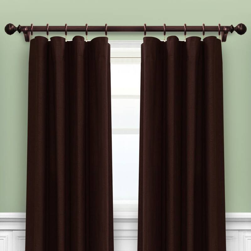 Mix & Match Wood Finials for Wood Curtain Rod (2-Pack)