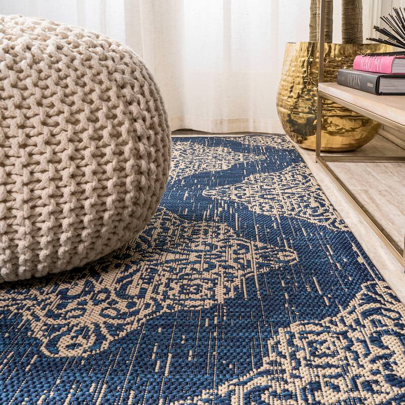 JONATHAN Y Arabesque Ornate Medallions Indoor/Outdoor Area Rug