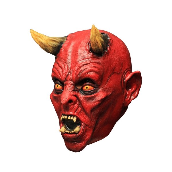 Ghoulish Masks Satan Adult Mask - Red - Overstock - 15405291