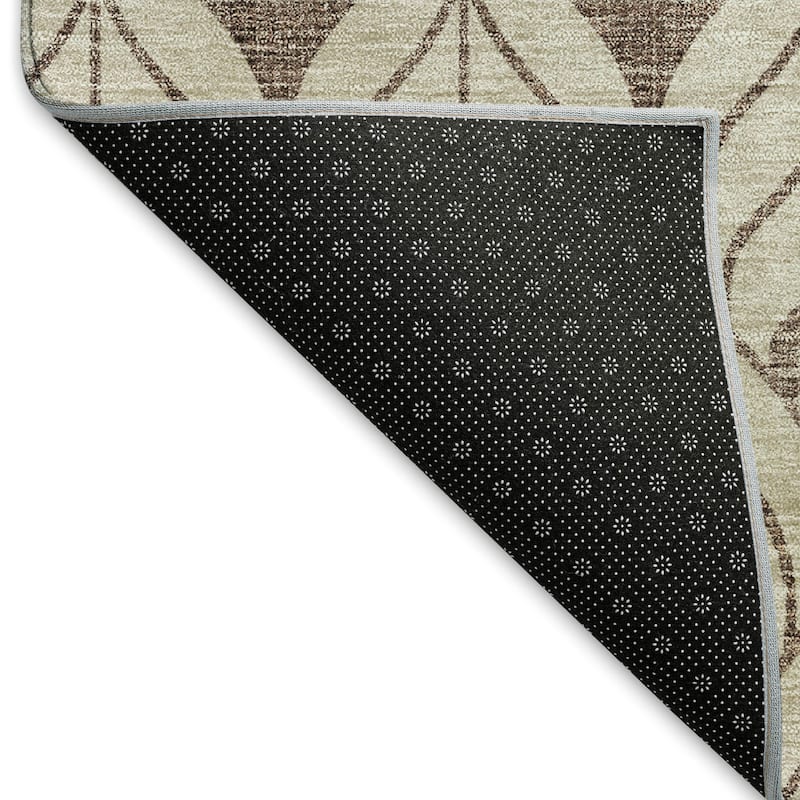 Premium Washable Super Soft Modern Teardrop Mayfield Rug
