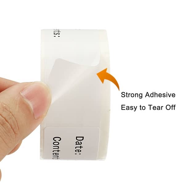 2 Roll 1x3 Inch Food Storage Labels Adhesive Paper Marker Stickers