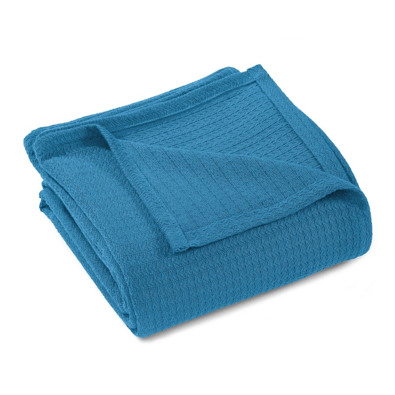 Superior Waffle Weave Honeycomb Knit Soft Cotton Blanket