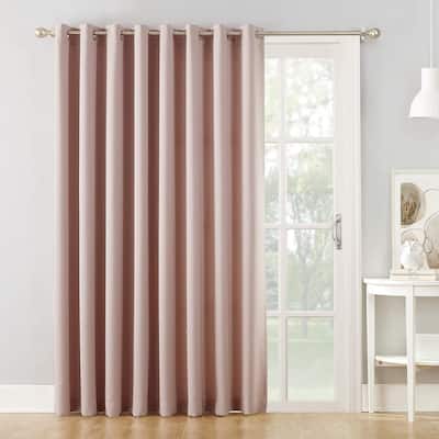 Energy Efficient Grommet Sliding Patio Door Curtain Panel, 1 Panel