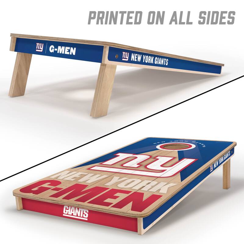 New York Giants NFL 2x4 Professional Cornhole Board Set