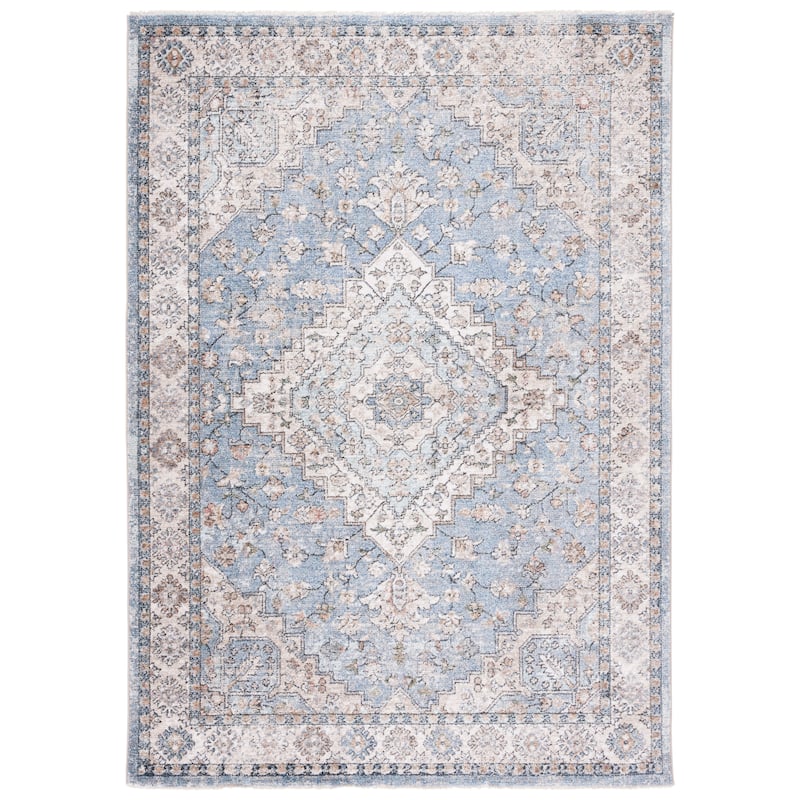 SAFAVIEH Jasmine Fonda Vintage Rug - 5'3" x 7'7" - Blue/Grey