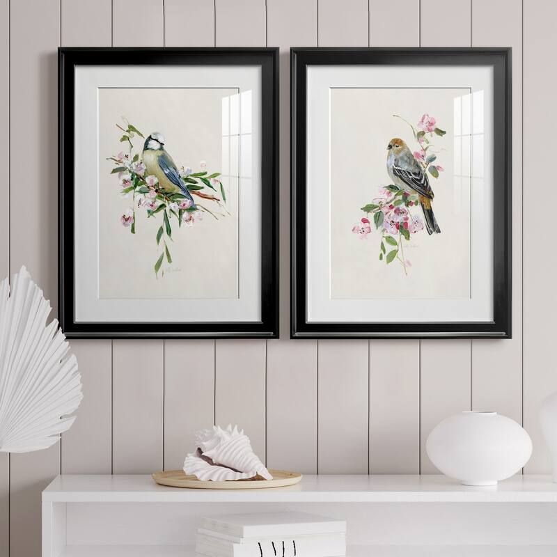 Spring Song Blue Bird Premium Framed Print - Ready to Hang