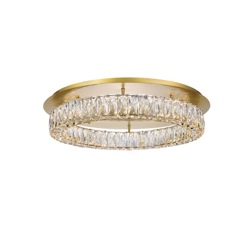 Gold LED Flush Mount